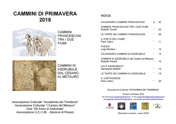 Cammini di Primavera 2016