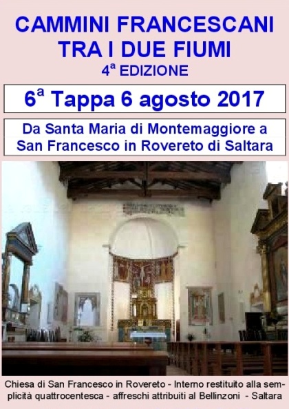 6a Tappa domenica 6 agosto 2017