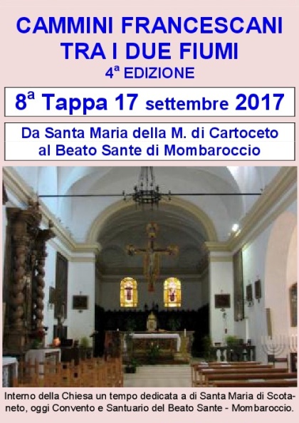 8a Tappa domenica 17 settembre 2017