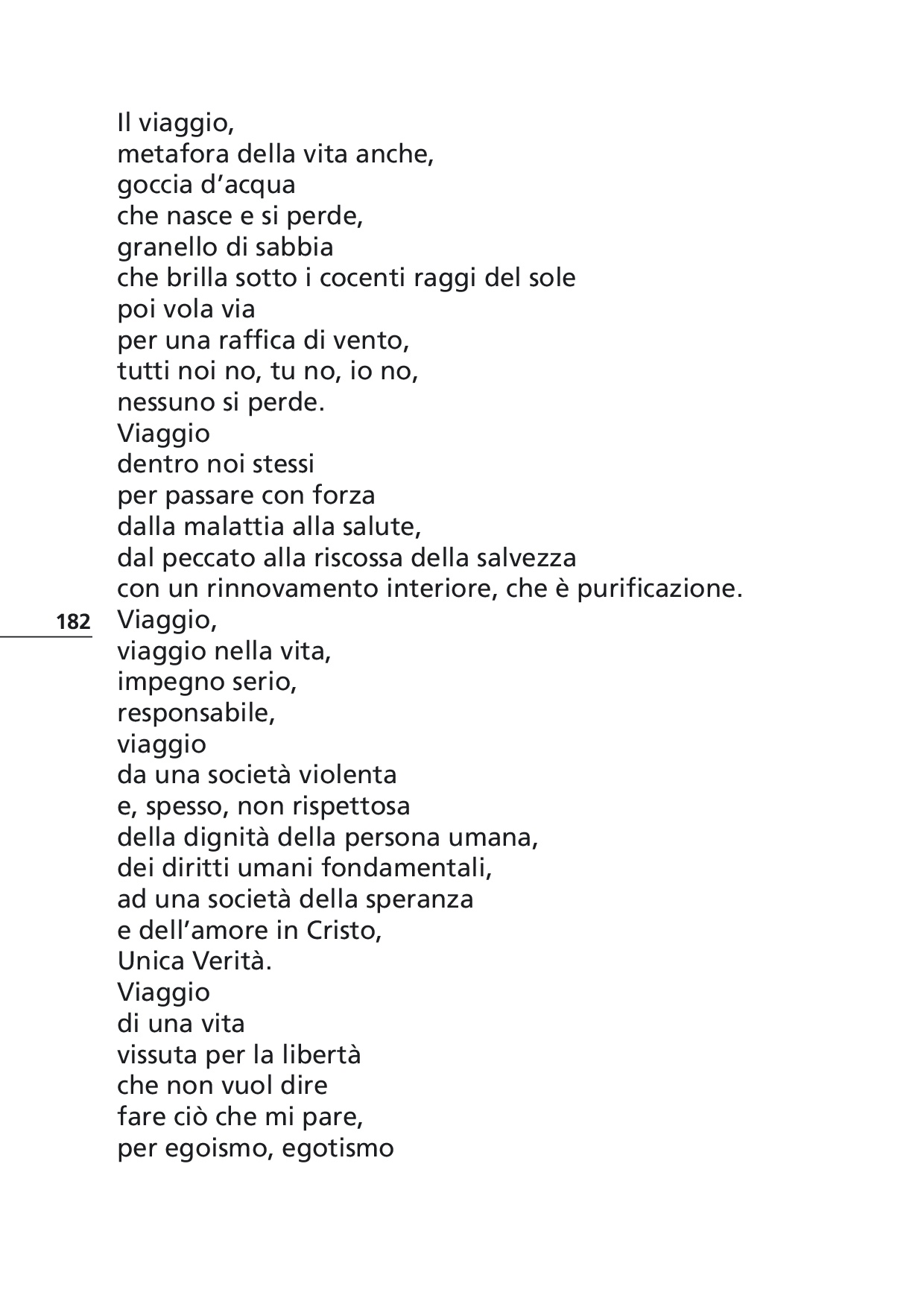 Il viaggio... metafora della vita p.182