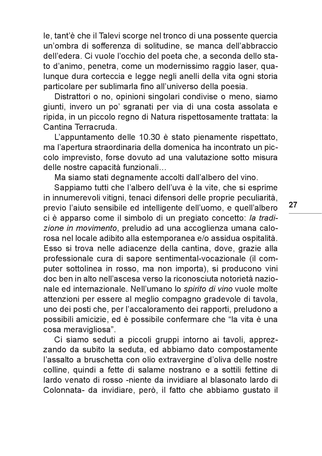 Il viaggio... Sulle tracce del futuro tra Colline e Paesi p.027