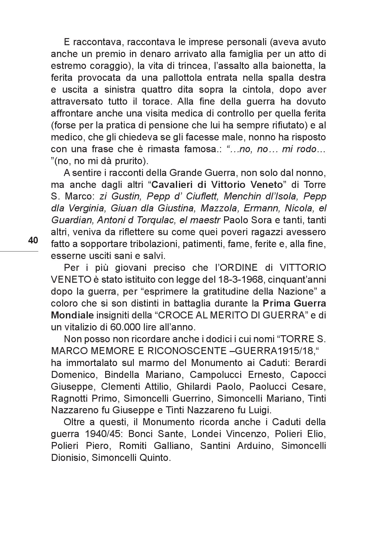 Il viaggio... Sulle tracce del futuro tra Colline e Paesi p.040