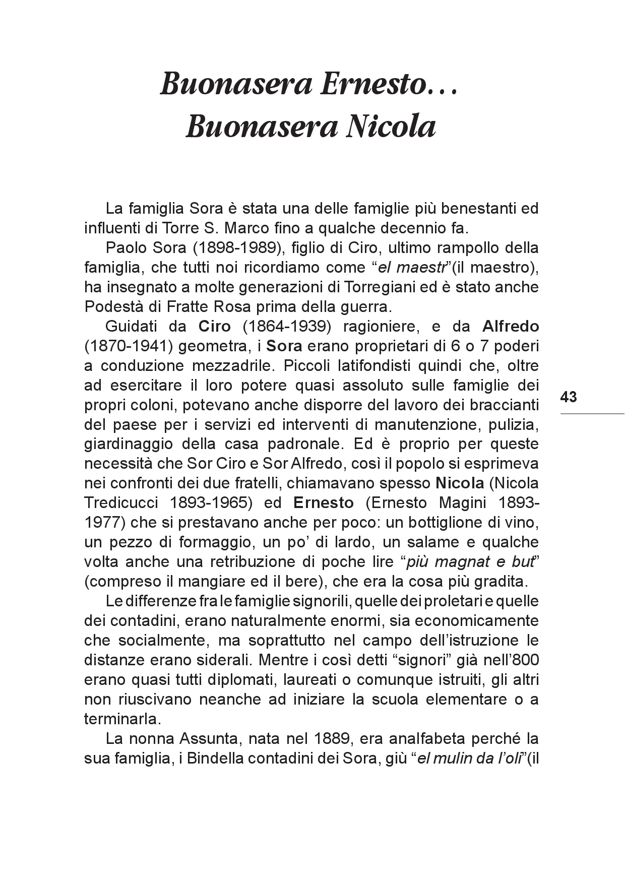 Il viaggio... Sulle tracce del futuro tra Colline e Paesi p.043