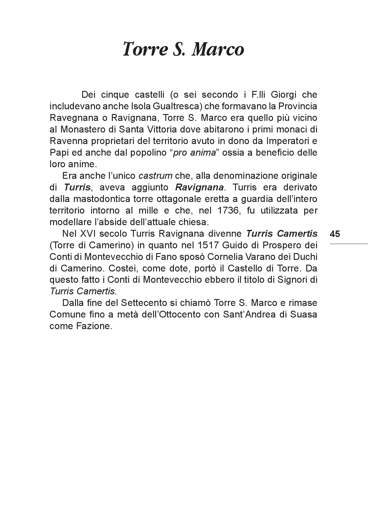 Il viaggio... Sulle tracce del futuro tra Colline e Paesi p.045