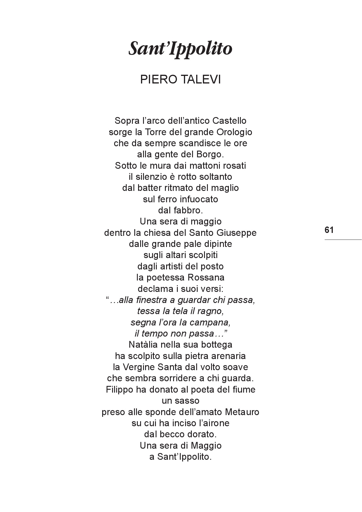 Il viaggio... Sulle tracce del futuro tra Colline e Paesi p.061