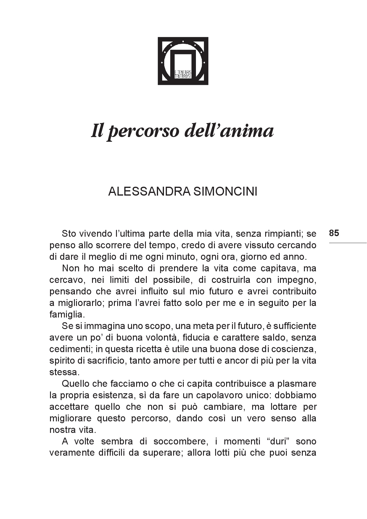 Il viaggio... Sulle tracce del futuro tra Colline e Paesi p.085