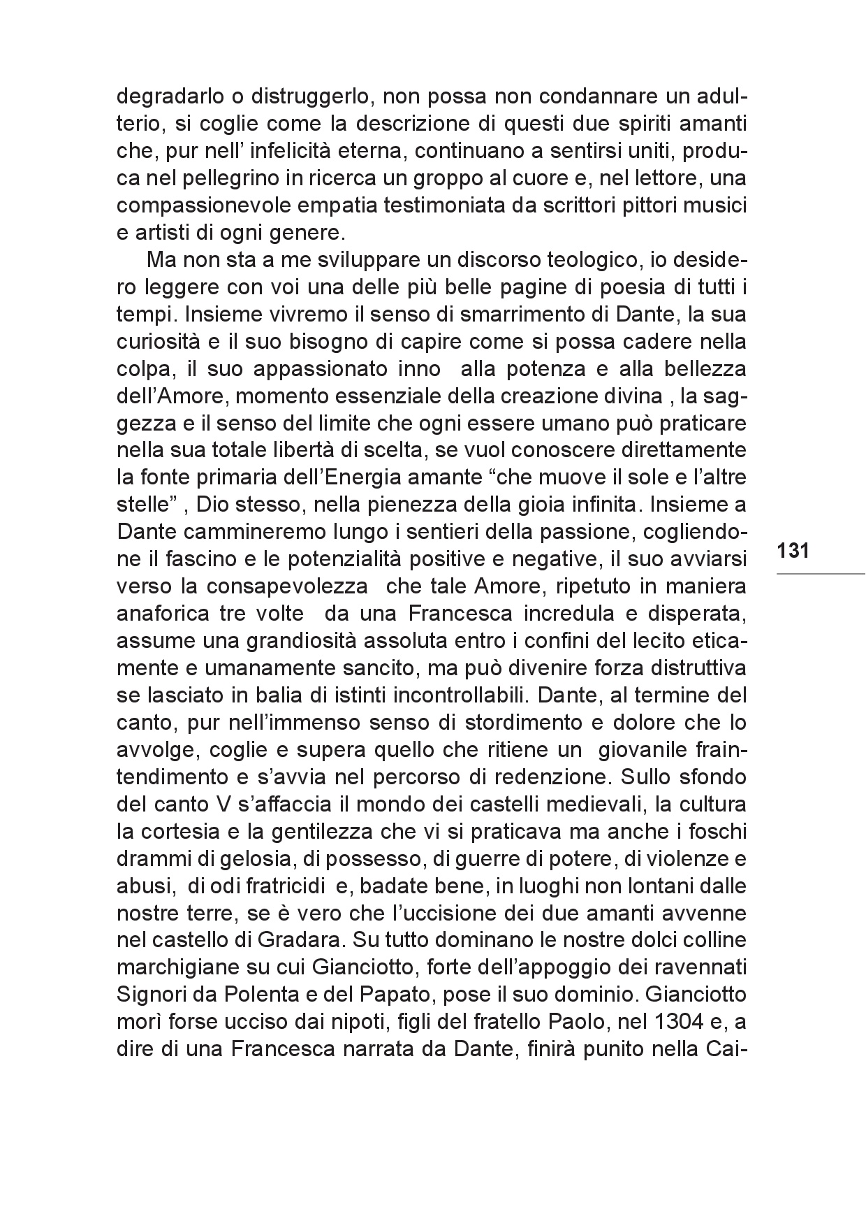 Il viaggio... Sulle tracce del futuro tra Colline e Paesi p.131