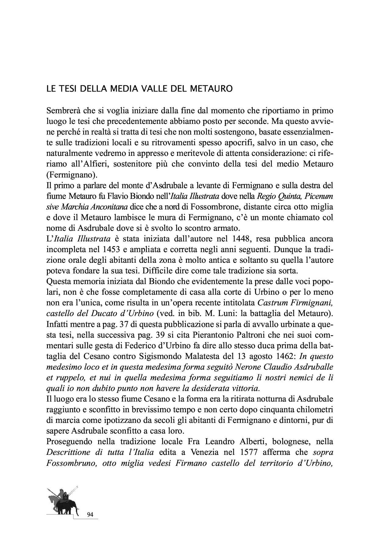 La Battaglia del Metauro p.94