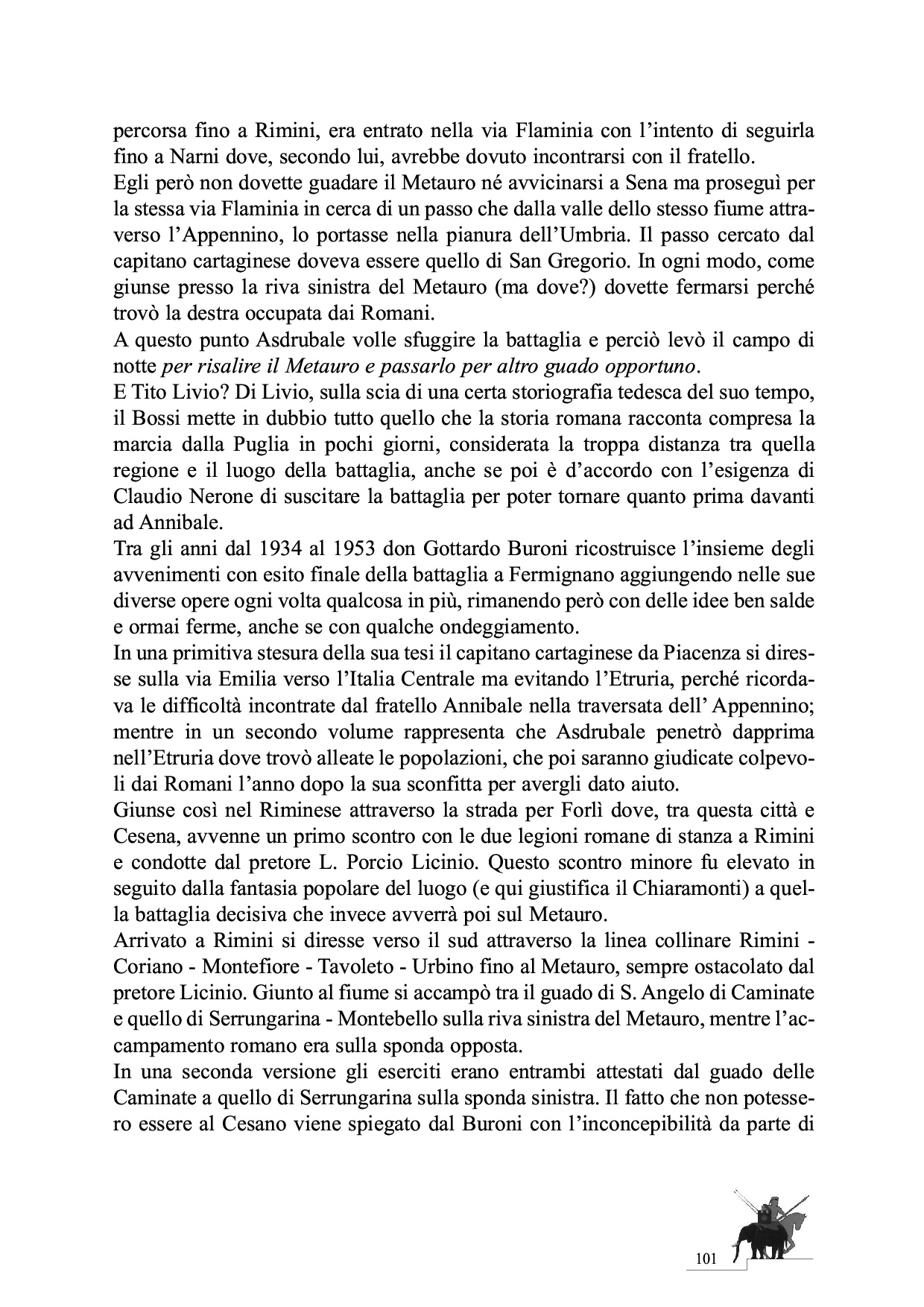 La Battaglia del Metauro p.101