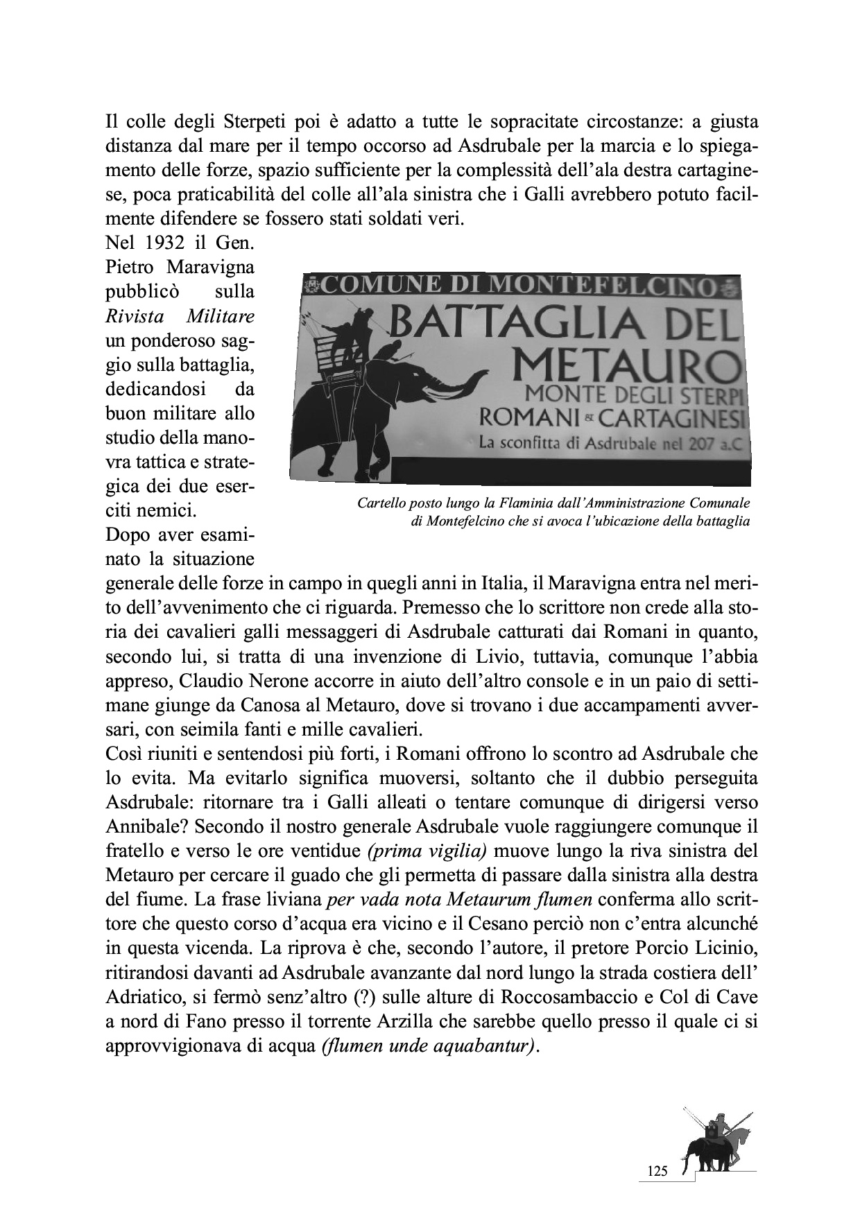 La Battaglia del Metauro p.125