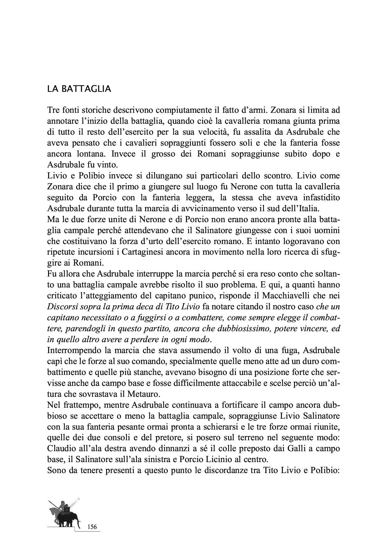 La Battaglia del Metauro p.156
