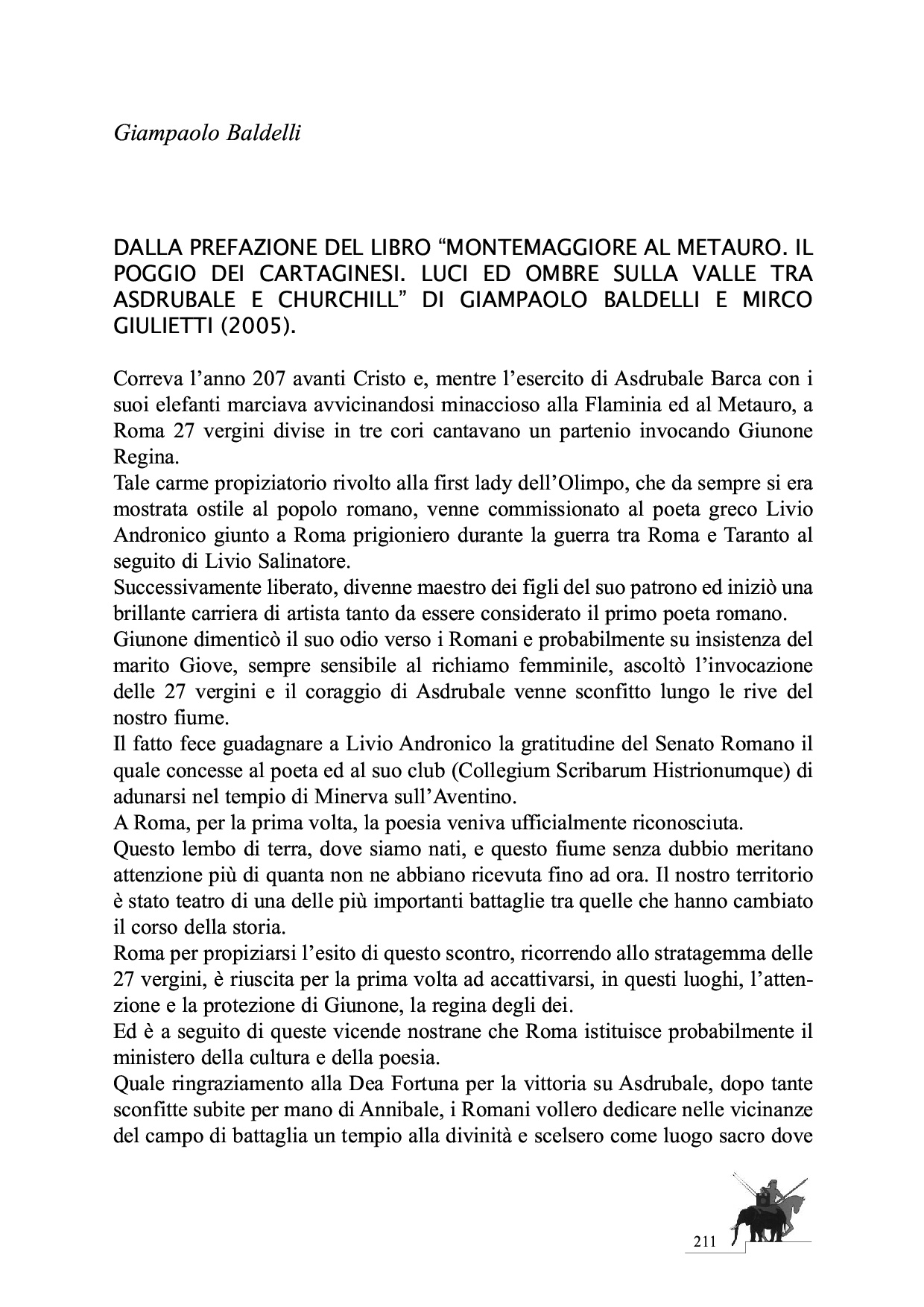 La Battaglia del Metauro p.211