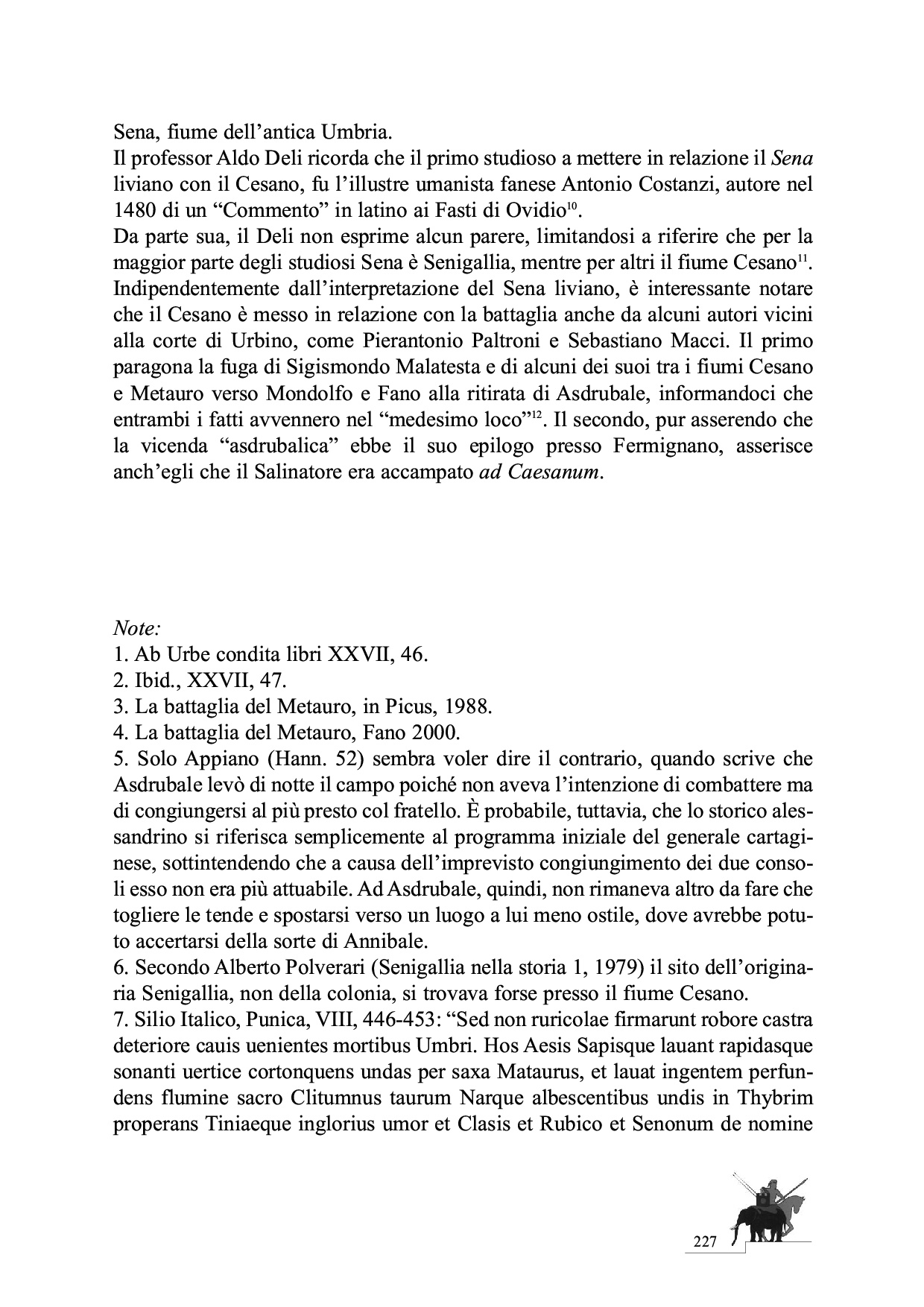 La Battaglia del Metauro p.227