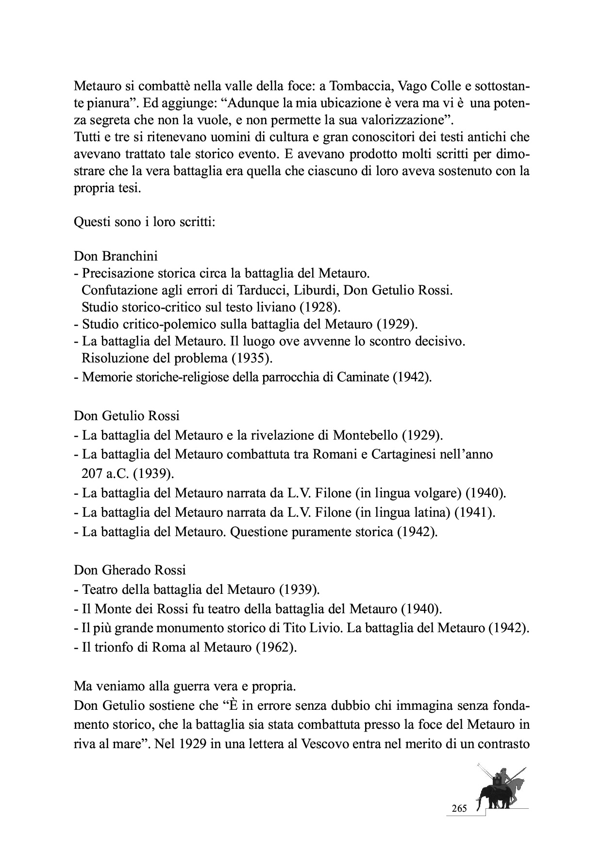 La Battaglia del Metauro p.265