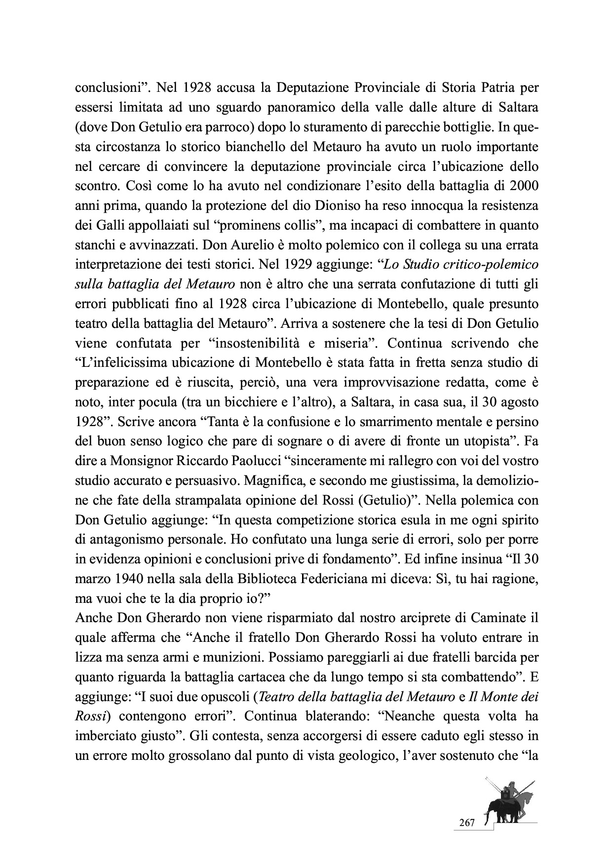 La Battaglia del Metauro p.267
