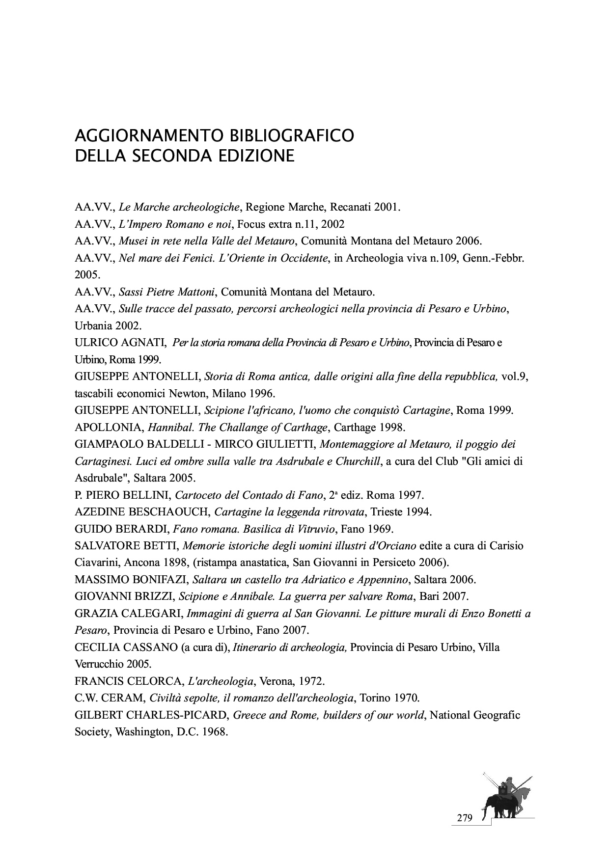 La Battaglia del Metauro p.279