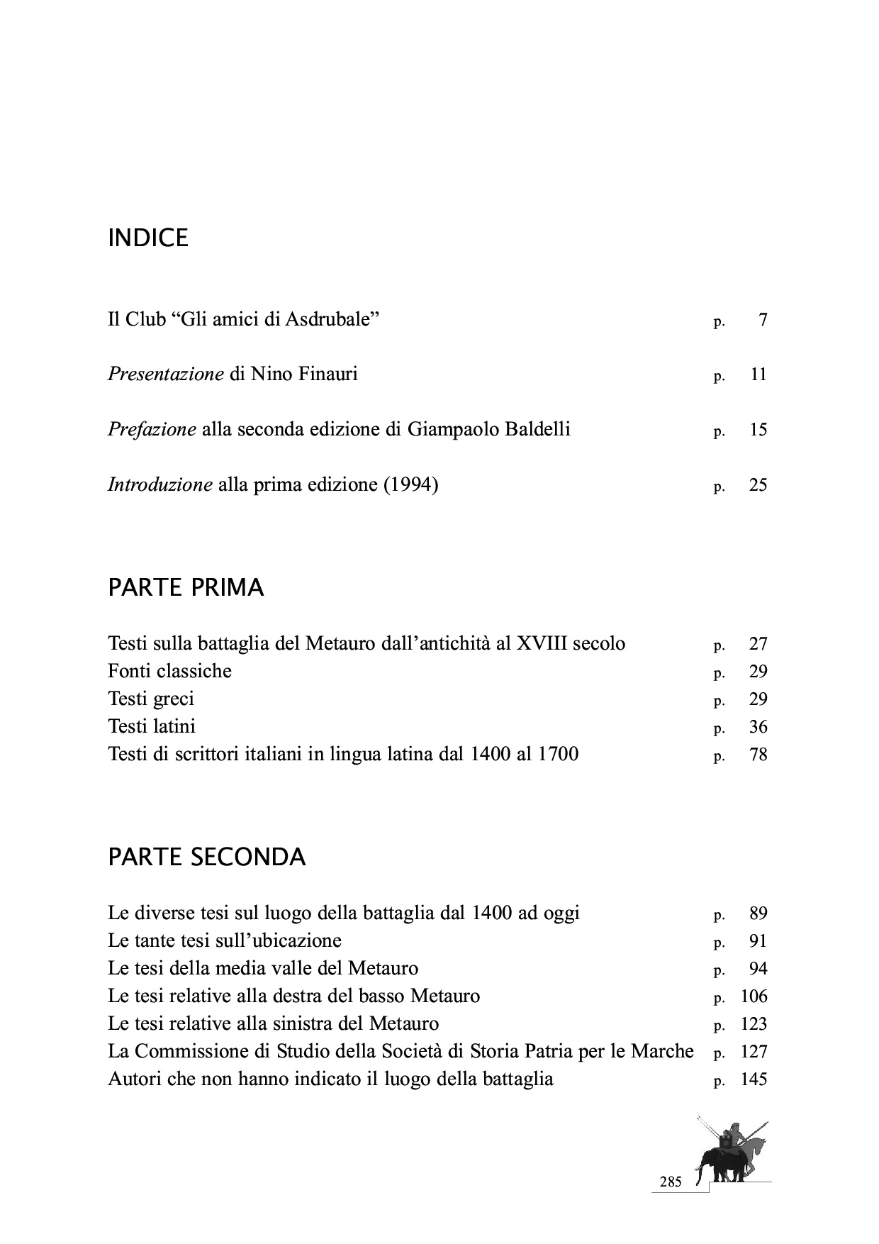 La Battaglia del Metauro p.285