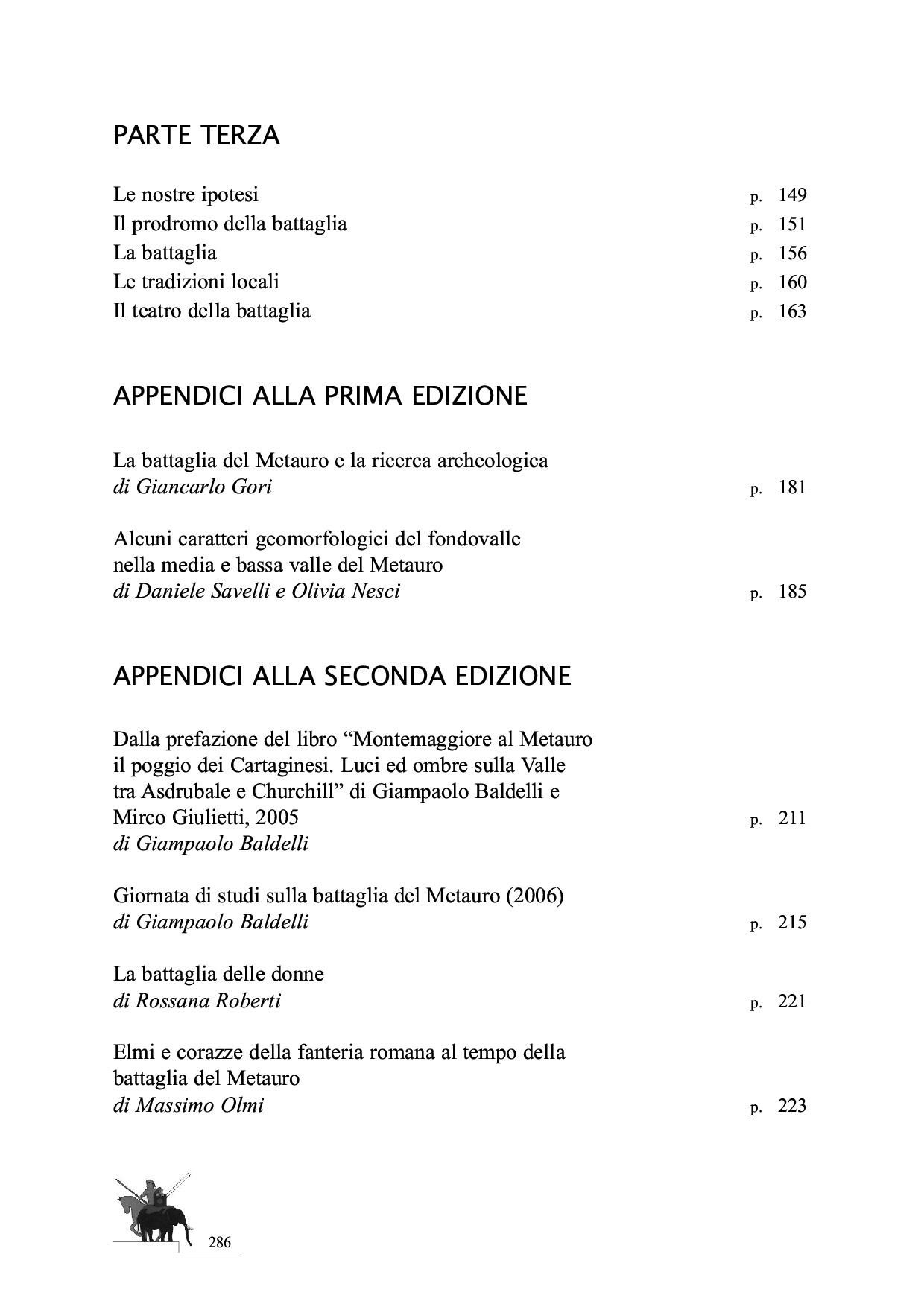 La Battaglia del Metauro p.286