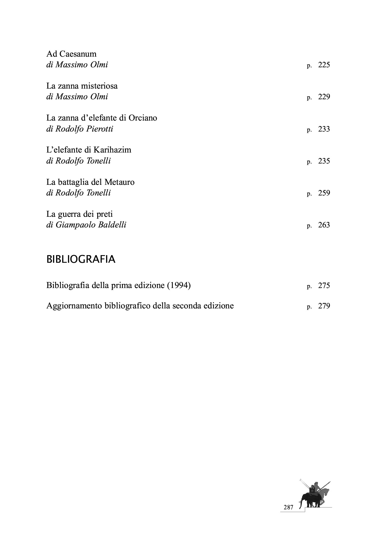 La Battaglia del Metauro p.287